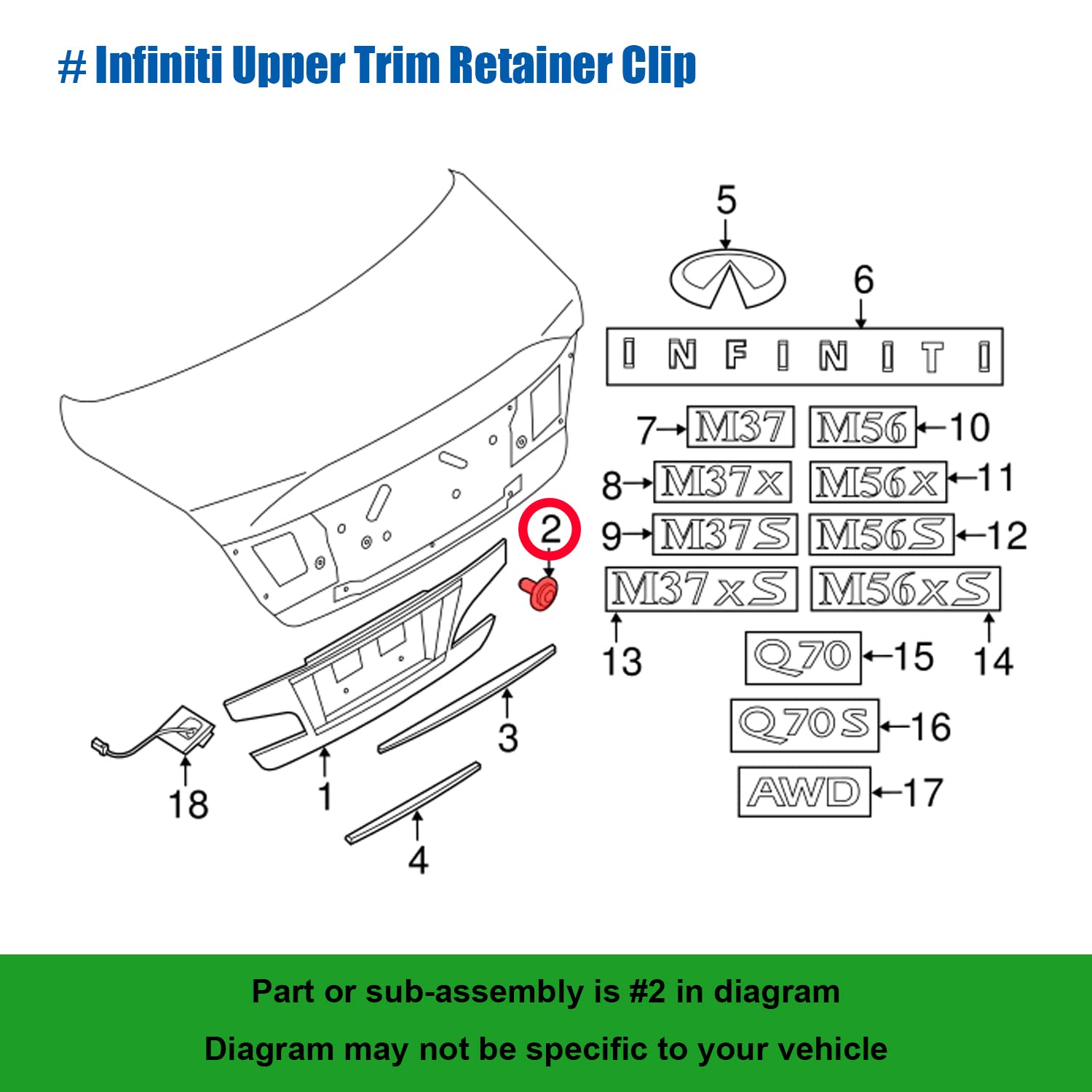 Amazon.com: OAUTOO 20pcs Wheel Opening Molding Retainer & Hinge